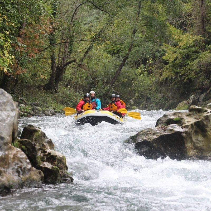 esperienza rafting fiume Lao Parco Nazionale del Pollino Calabria
